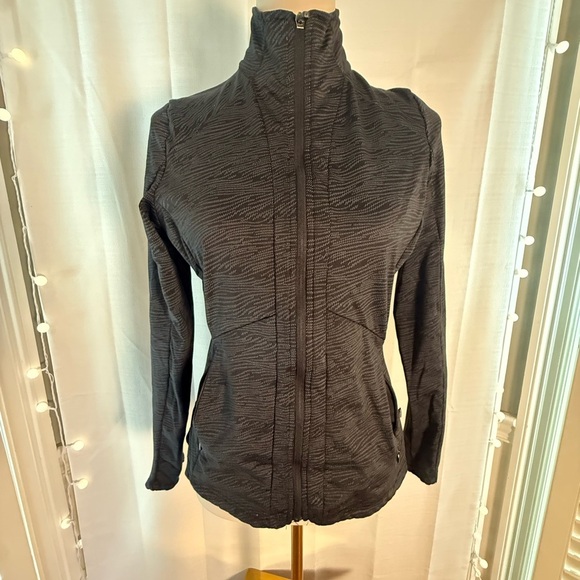 Mondetta Activewear Full-Zip Jacket Black Stripe Women’s Small - Picture 8 of 8